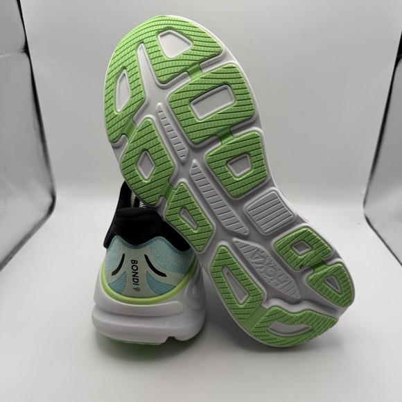 Hoka One One Bondi 9 Luna Moth Blue Spark 1162011-LNMT Mens 11.5D New - Picture 4 of 10